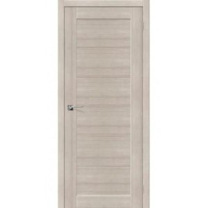 Дверь межкомнатная эко шпон коллекция Legno, M5, 2000х700х40 мм., глухая, Cappuccino Melinga