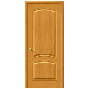 Дверь межкомнатная шпонированная коллекция Комфорт, Капри-3, 2000х600х40 мм., глухая, дуб натуральный (Т-03)
