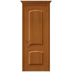 Дверь межкомнатная шпонированная коллекция Комфорт, Капри-3 Люкс, 2000х700х40 мм., глухая, золотой орех (Д-24)