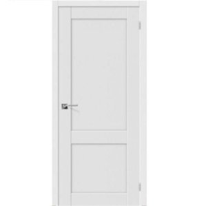 Дверь межкомнатная эко шпон коллекция Porta, Порта-1, 1900х600х40 мм., глухая, Argento