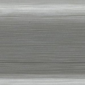 Плинтус ПВХ напольный NGF56, алюминий, 2500х56х20 мм. Salag (Салаг)