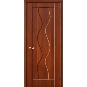 Дверь межкомнатная ПВХ коллекция Start, Вираж Плюс, 2000х700х40 мм., глухая, ИталОрех (П-11)