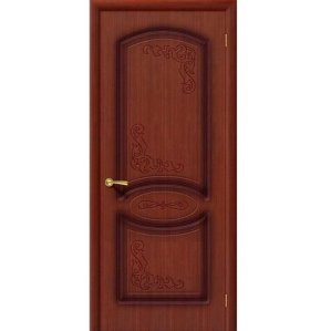 Дверь межкомнатная шпонированная коллекция Стандарт, Азалия, 2000х700х40 мм., глухая, макоре (Ф-15)
