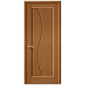 Дверь межкомнатная шпонированная коллекция Комфорт, Руссо, 2000х800х40 мм., глухая, орех (Ф-11)