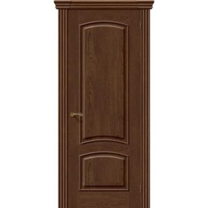 Дверь межкомнатная шпонированная коллекция Элит, Амальфи, 2000х600х40 мм., глухая, виски (Т-32)