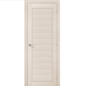 Дверь межкомнатная эко шпон коллекция Pronto, M13, 2000х600х40 мм., левая, глухая, Bianco