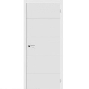 Дверь межкомнатная эмалированная коллекция Flex, Граффити-2, 2000х800х40 мм., глухая, Белый (К-23)