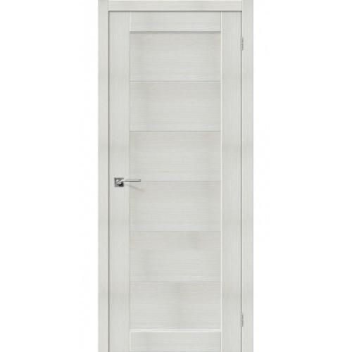 Дверь межкомнатная эко шпон коллекция Legno, M5, 2000х350х40 мм., глухая, Bianco Melinga