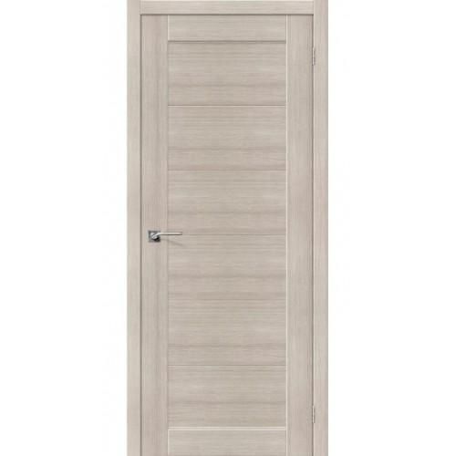 Дверь межкомнатная эко шпон коллекция Legno, M5, 2000х700х40 мм., глухая, Cappuccino Melinga