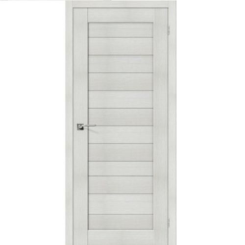 Дверь межкомнатная эко шпон коллекция Porta, Порта-21, 2000х400х40 мм., глухая, Bianco Veralinga
