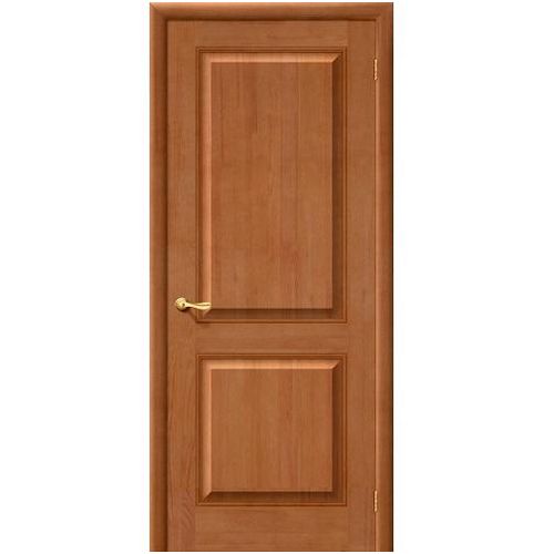 Дверь межкомнатная из массива Классическая, М13, 2000х700х40, глухая, Светлый Лак (Т-05)