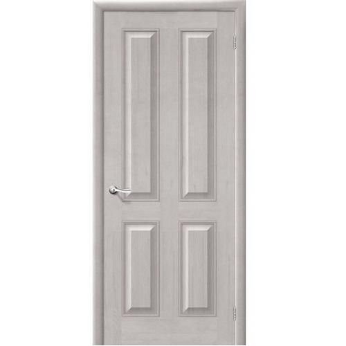 Дверь межкомнатная из массива Классическая, М15, 2000х600х40, глухая, Белый Воск (Т-07)