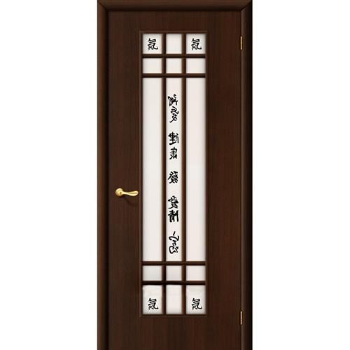 Дверь межкомнатная ламинированная, коллекция 10, 17Х, 2000х700х40 мм., остекленная, СТ-Худ, Венге (Л-13)