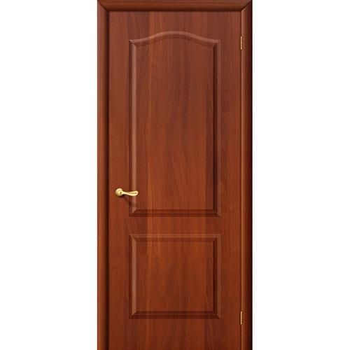 Дверь межкомнатная ламинированная, коллекция 10, Палитра, 1900х550х40 мм., глухая, ИталОрех (Л-11)