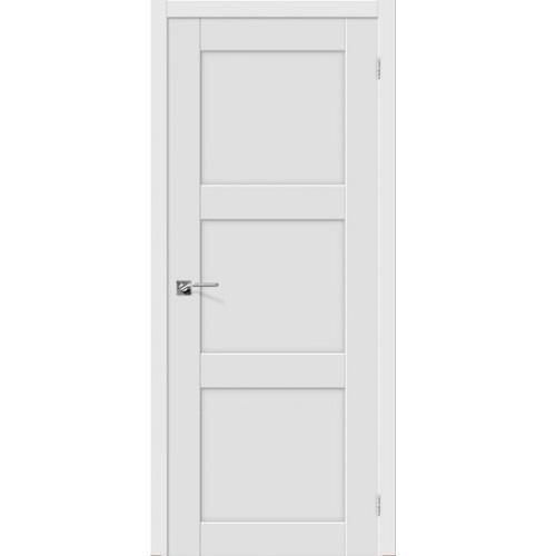Дверь межкомнатная ПВХ коллекция Porta, Порта-3, 1900х600х40 мм., глухая, Белый (П-23)