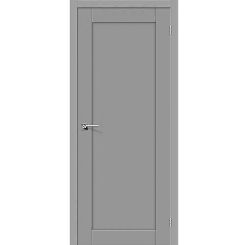 Дверь межкомнатная ПВХ коллекция Porta, Порта-5, 2000х400х40 мм., глухая, Серый (П-16)
