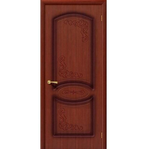 Дверь межкомнатная шпонированная коллекция Стандарт, Азалия, 2000х700х40 мм., глухая, макоре (Ф-15)