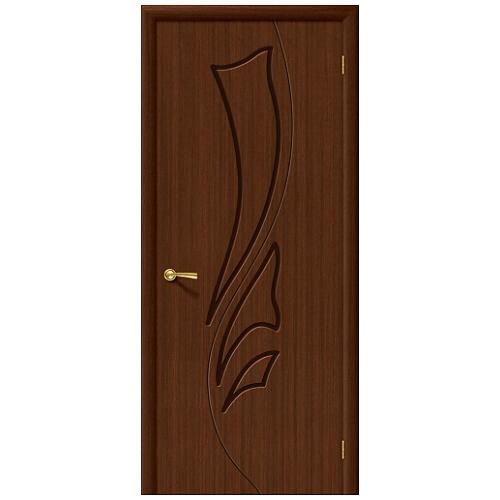 Дверь межкомнатная шпонированная коллекция Стандарт, Эксклюзив, 2000х600х40 мм., глухая, шоколад (Ф-17)