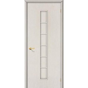 Дверь межкомнатная ламинированная, коллекция 10, 2Г, 2000х400х40 мм., глухая, БелДуб (Л-21)