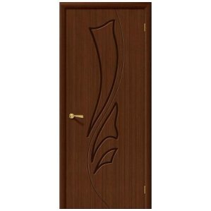 Дверь межкомнатная шпонированная коллекция Стандарт, Эксклюзив, 1900х550х40 мм., глухая, шоколад (Ф-17)