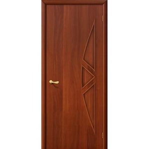 Дверь межкомнатная ламинированная, коллекция 10, 15Г, 2000х400х40 мм., глухая, ИталОрех (Л-11)