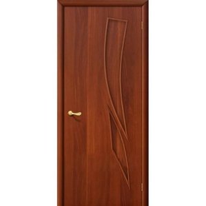 Дверь межкомнатная ламинированная, коллекция 10, 8Г, 2000х700х40 мм., глухая, ИталОрех (Л-11)
