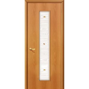 Дверь межкомнатная ламинированная, коллекция 10, 25Х , 2000х400х40 мм., остекленная, СТ-Худ, МиланОрех (Л-12)