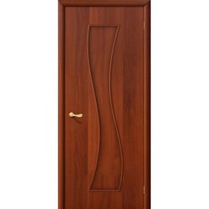 Дверь межкомнатная ламинированная, коллекция 10, 11Г, 1900х550х40 мм., глухая, ИталОрех (Л-11)