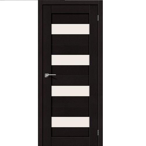 Дверь межкомнатная эко шпон коллекция Porta, Порта-23, 2000х800х40 мм., остекленная, СТ-Magic Fog, Eterno