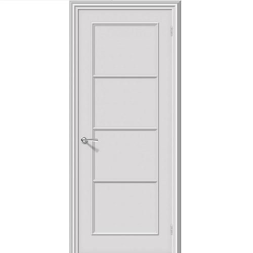 Дверь межкомнатная эмалированная коллекция Fix, Ритм, 2000х900х40 мм., глухая, Белый (К-33)