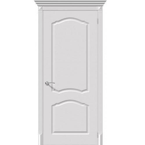 Дверь межкомнатная эмалированная коллекция Flex, Танго, 2000х600х40 мм., глухая, Белый (К-23)