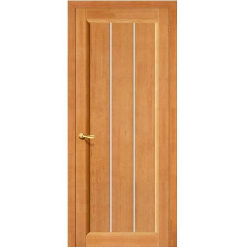Дверь межкомнатная из массива Классическая, Вега-19, 2000х900х40, остекленная, СТ-Кризет, Светлый Орех (Т-30)