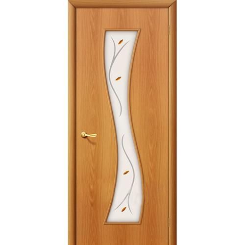 Дверь межкомнатная ламинированная, коллекция 10, 11Ф, 2000х400х40 мм., остекленная, СТ-Фьюзинг, МиланОрех (Л-12)