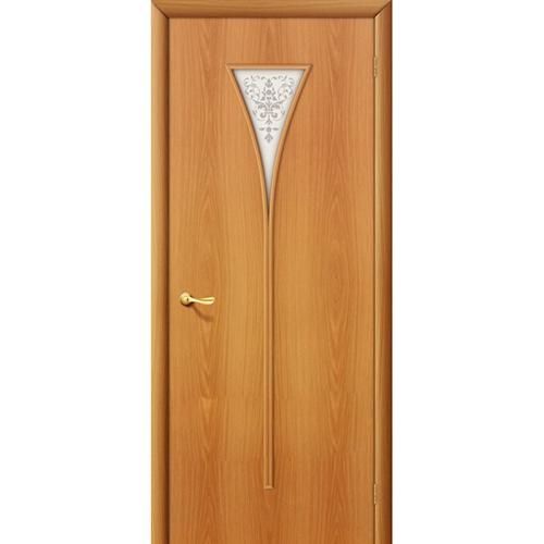Дверь межкомнатная ламинированная, коллекция 10, 3Х, 1900х550х40 мм., остекленная, СТ-Худ, МиланОрех (Л-12)