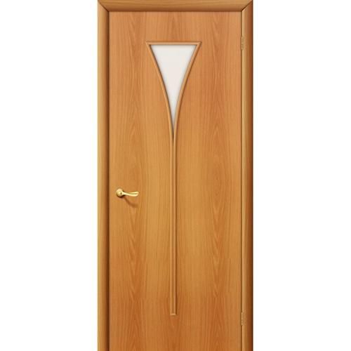 Дверь межкомнатная ламинированная, коллекция 10, 3С , 2000х900х40 мм., остекленная, СТ-Сатинато, МиланОрех (Л-12)