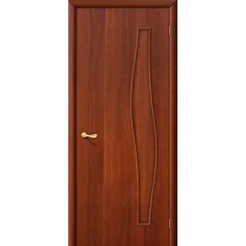 Дверь межкомнатная ламинированная, коллекция 10, 6Г, 1900х600х40 мм., глухая, ИталОрех (Л-11)