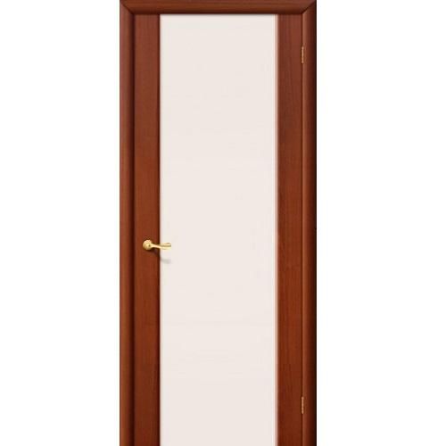 Дверь межкомнатная ПВХ коллекция Start, Милано Порто-3, 2000х700х40 мм., остекленная, СТ-Сатинато, ИталОрех (П-11)