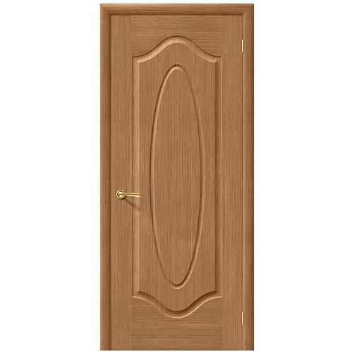 Дверь межкомнатная шпонированная коллекция Комфорт, Аура, 2000х800х40 мм., глухая, дуб (Ф-02)