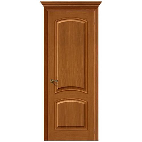 Дверь межкомнатная шпонированная коллекция Комфорт, Капри-3 Люкс, 2000х600х40 мм., глухая, золотой орех (Д-24)
