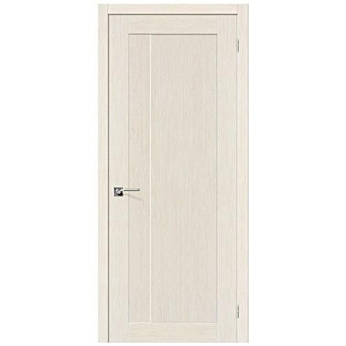 Дверь межкомнатная шпонированная коллекция Комфорт, М-1, 2000х800х40 мм., глухая, белый дуб (Ф-21)