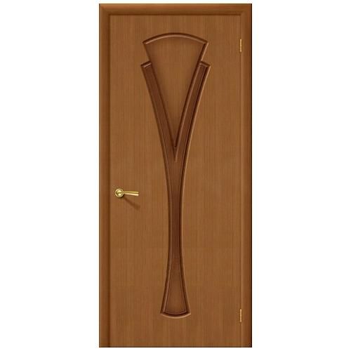 Дверь межкомнатная шпонированная коллекция Стандарт, Флора, 2000х600х40 мм., глухая, орех (Ф-11)