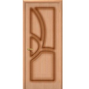 Дверь межкомнатная шпонированная коллекция Стандарт, Греция, 1900х600х40 мм., глухая, дуб (Ф-01)