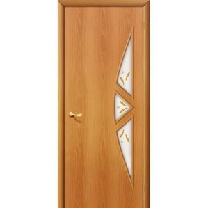 Дверь межкомнатная ламинированная, коллекция 10, 15Ф, 2000х800х40 мм., остекленная, СТ-Фьюзинг, МиланОрех (Л-12)