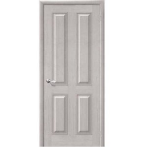 Дверь межкомнатная из массива Классическая, М15, 2000х700х40, глухая, Белый Воск (Т-07)
