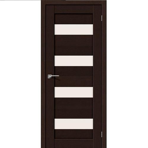 Дверь межкомнатная эко шпон коллекция Porta, Порта-23, 2000х900х40 мм., остекленная, СТ-Magic Fog, Orso
