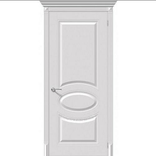 Дверь межкомнатная эмалированная коллекция Flex, Джаз, 2000х600х40 мм., глухая, Белый (К-23)