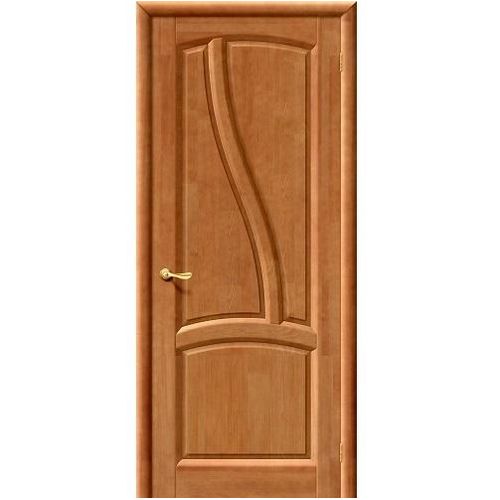Дверь межкомнатная из массива Классическая, Рафаэль, 2000х800х40, глухая, Орех (Т-26)