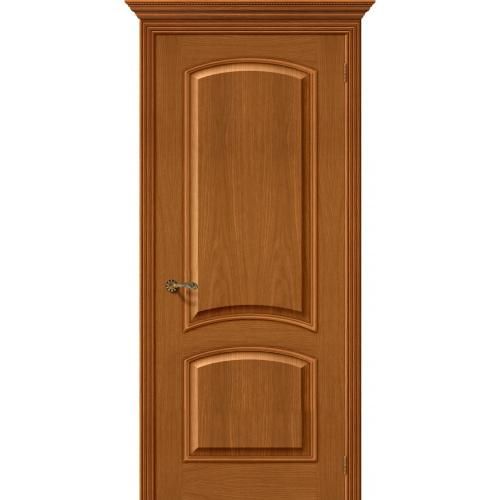 Дверь межкомнатная шпонированная коллекция Комфорт, Капри-3 Люкс, 2000х400х40 мм., глухая, золотой орех (Д-24)